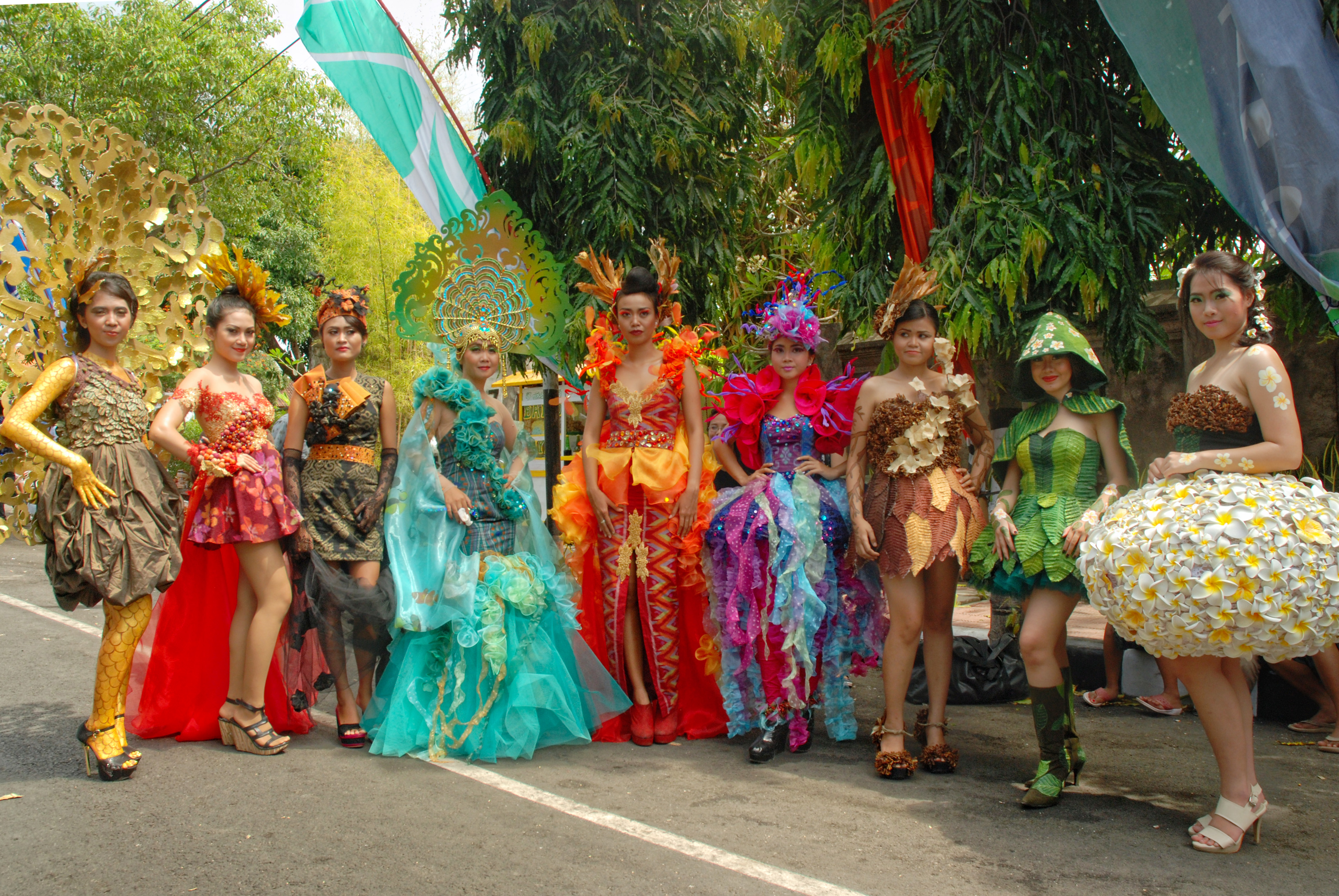 Hasil karya dosen dan mahasiswa Desain Fashion ISI Denpasar