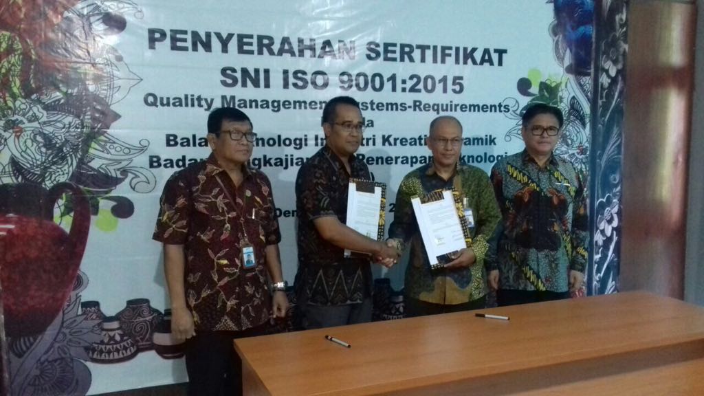 FSRD ISI Denpasar-BPPT Lanjutkan MoU Industri Keramik Sangat Cerah