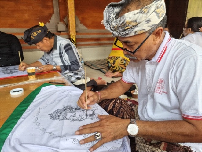 Making Kober Penawasangan by Craft Study Program ISI Denpasar