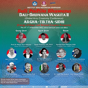 Bali Bhuwana Waskita II Argha-Tirtha-Sidhi International Conference