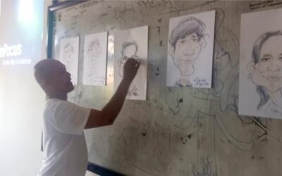 Dosen Tamu Isi Denpasar “Jurus Kilat Karikatur Jango Pramartha Di Prodi Desain Komunikasi Visual”