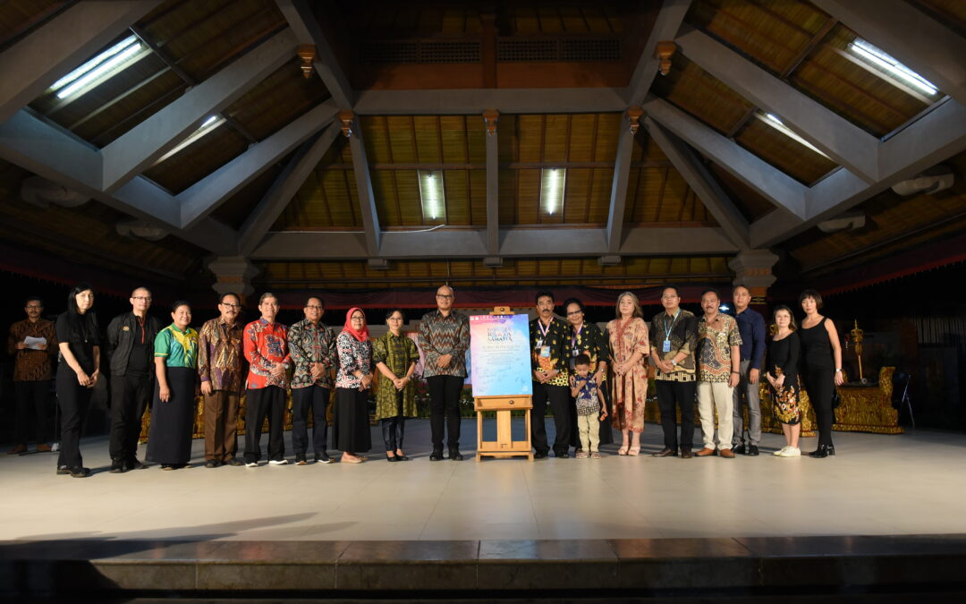 Rektor ISI Denpasar bersama Rektor BKS-PTSI Buka Rong Rupa Rakta FKI+XII 2023