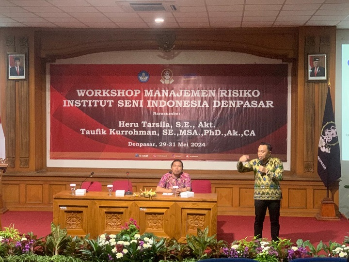 Bangun Budaya Sadar Risiko, Satuan Pengawas Internal ISI Denpasar Gelar Workshop Manajemen Risiko