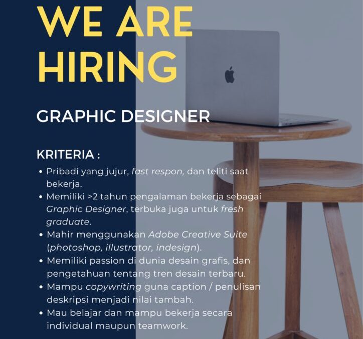 Lowongan Kerja Graphic Designer dan Videographer Onja Studio